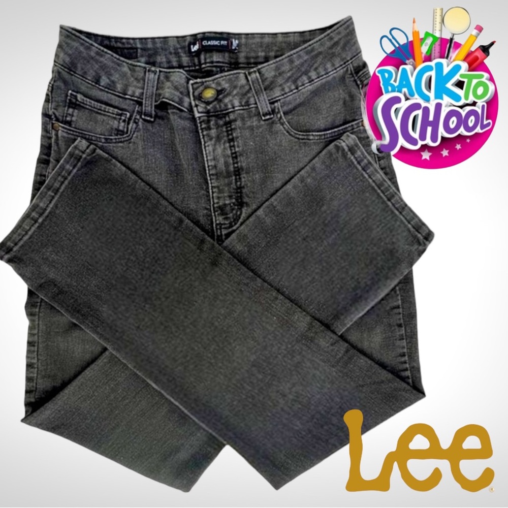 Black Stonewashed Denim Jeans